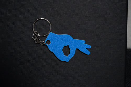 gotcha hand keychain