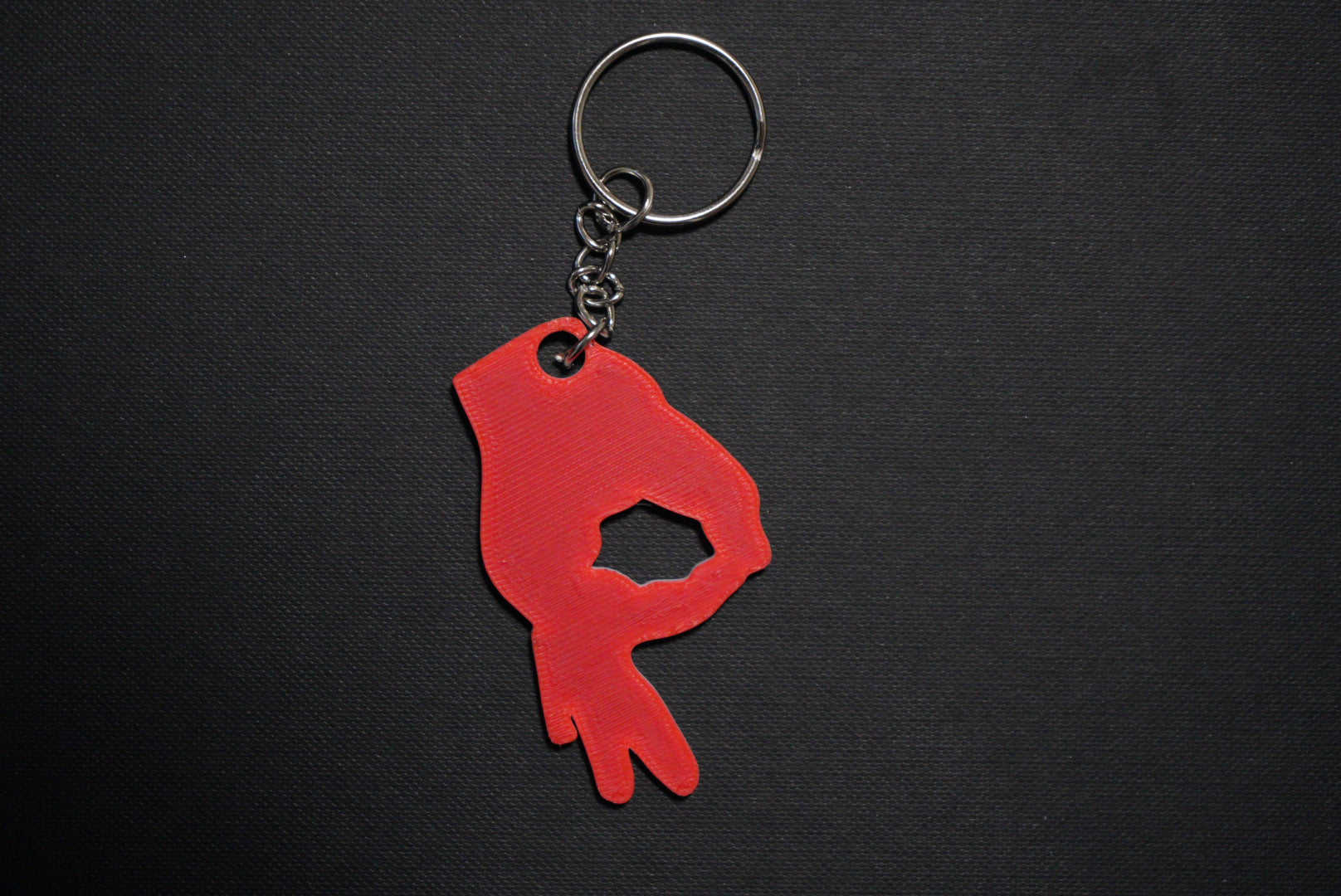 gotcha hand keychain