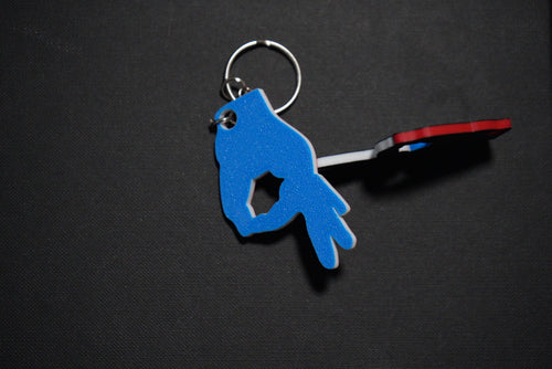 gotcha hand keychain
